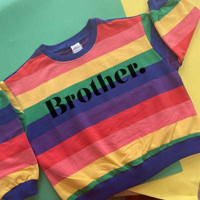 Classic Sibling Rainbow Kids Jumper