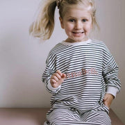 Personalised Classic Striped Slouch Tee Dress