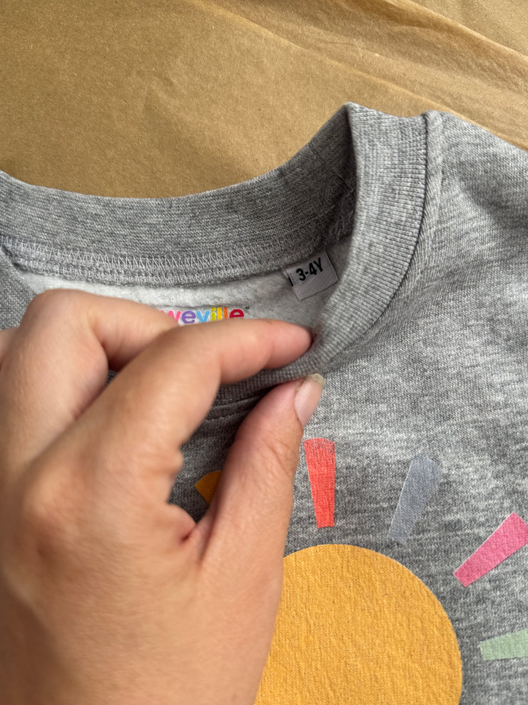 3-4 years Early risers club sweater