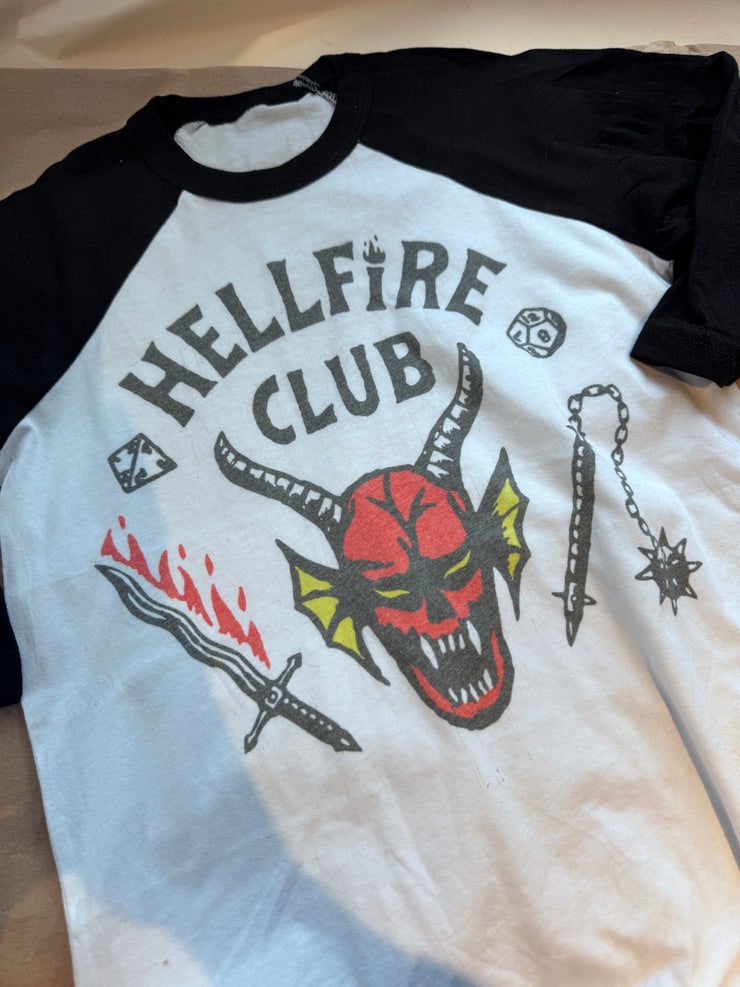 9/11 years MISFIT hell fire club raglan