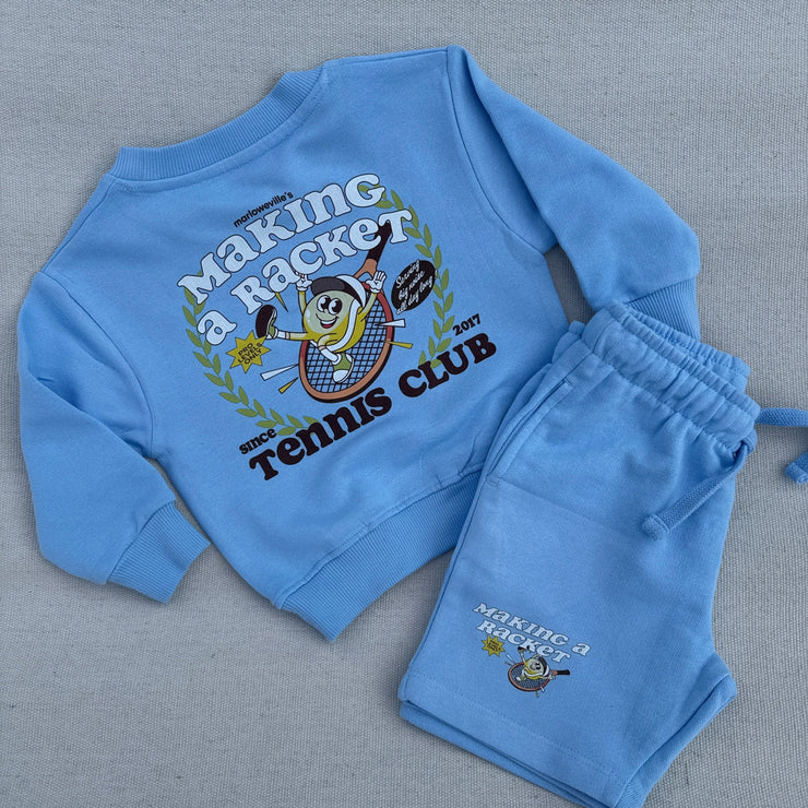 Making a racket Summer Sweater & Shorts set
