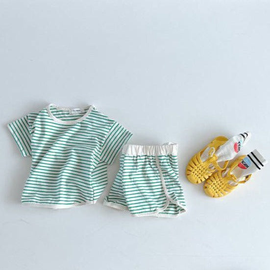 60 Summers ago (personalised) Striped Summer Set
