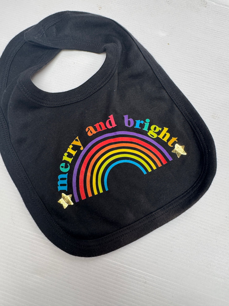 Merry and bright bib