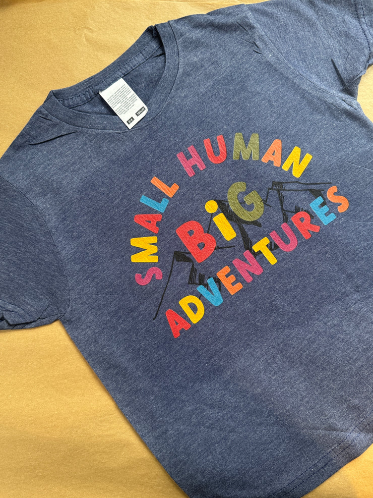 3-4 years small human big adventure tee