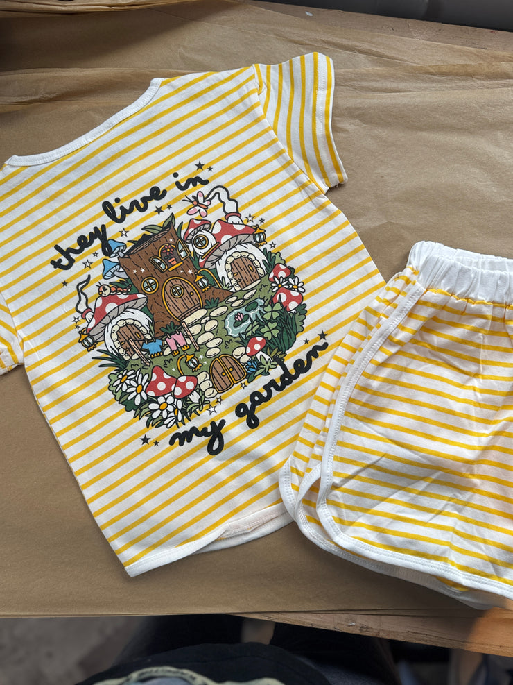 4-5 years fairy garden yellow set