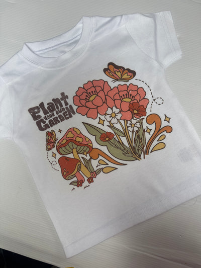 6-12 months Plant your own white tee