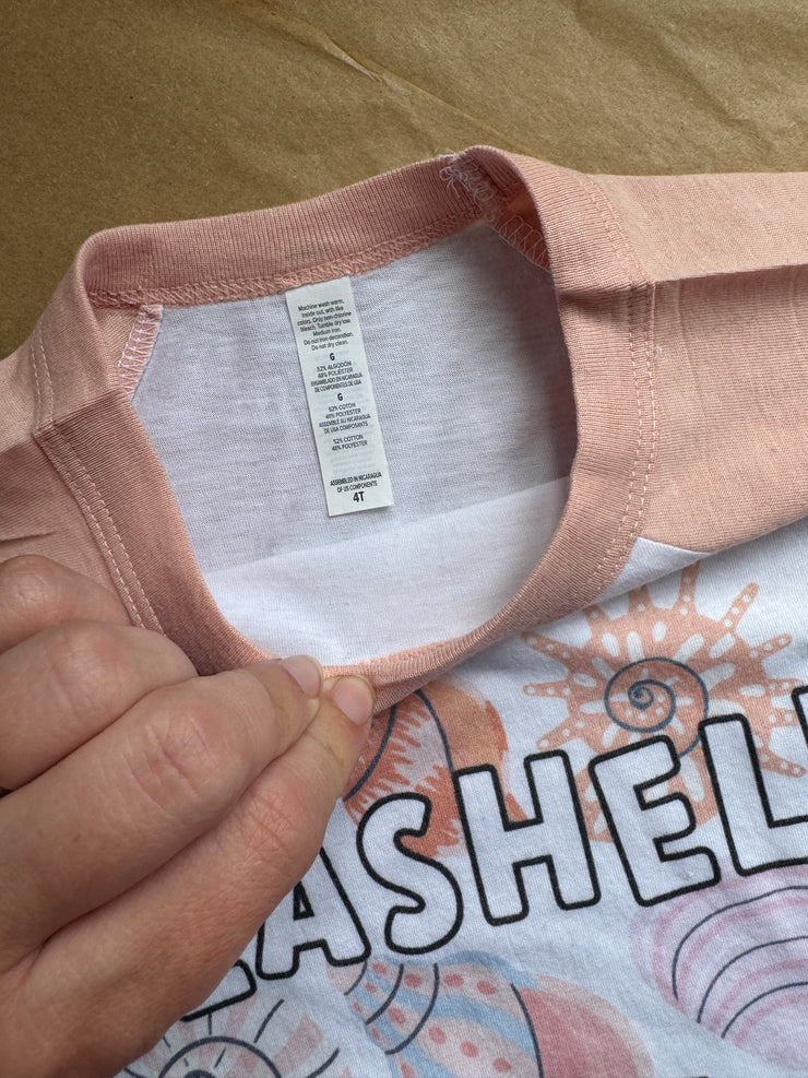 3-4 years Seashell collectors club raglan