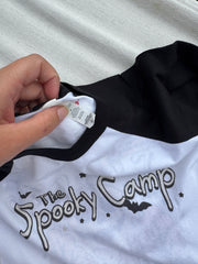 6-8 years spooky camp raglan misfit