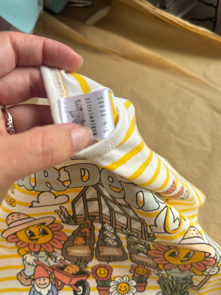 3-4 years gardeners yellow set