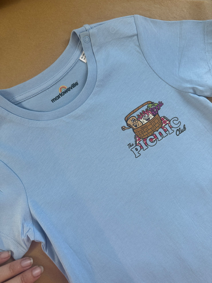 2-3 years Picnic club blue t-shirt