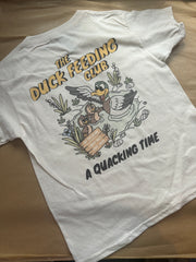 7-8 years Duck feeding club natural tee