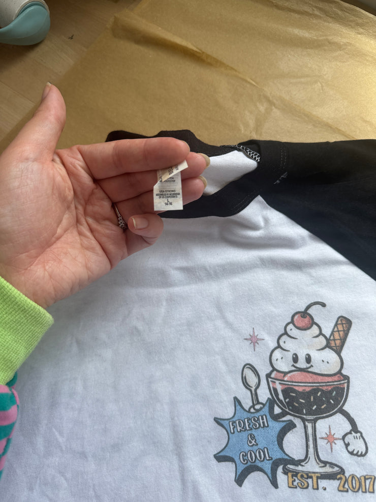14-16 years sundae best raglan