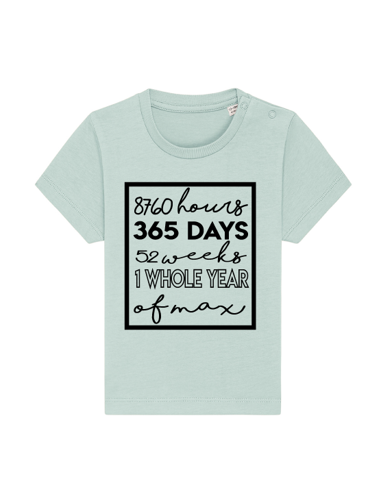 MINT FIRST BIRTHDAY T-SHIRT