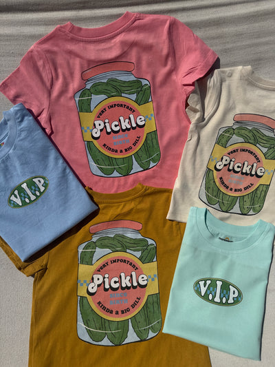 Very Important Pickle organic kids tee