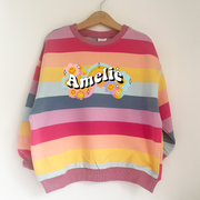 Smiley Rainbow (personalised) Kids Jumper
