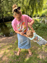 Adults Boxy sow much to love adults organic tee