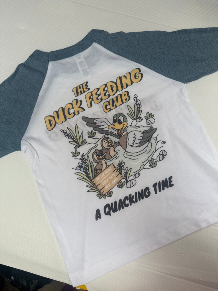 2-3 years Duck Feeding raglan