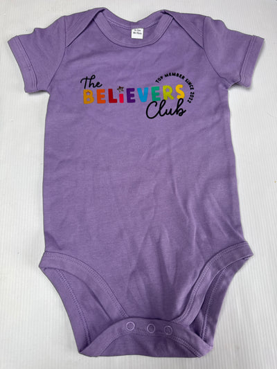 6/12 months believers club lilac vest