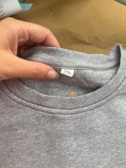 2XL (18/20) Cream crackered sweatshirt grey