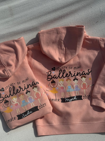 Mini Dreams Ballerina Kids Hoodie
