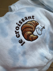 6-12 months Crossaint club tie dye sweatshirt