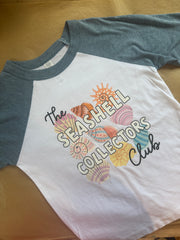 2-3 years PRE-MADE seashell raglan