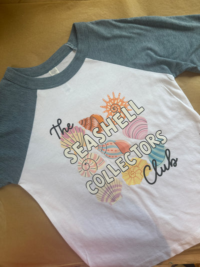 2-3 years PRE-MADE seashell raglan