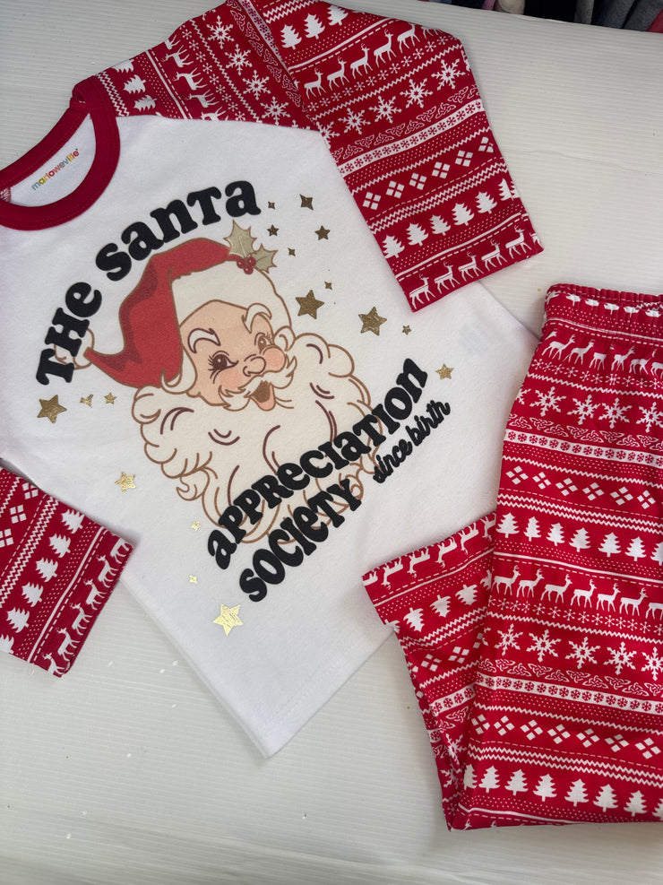 1-2 years Santa appreciation pyjamas