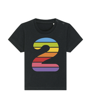 black 2nd birthday top
