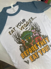 14-16 years raglan eat your veggies