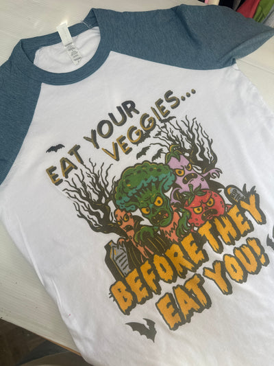 14-16 years raglan eat your veggies