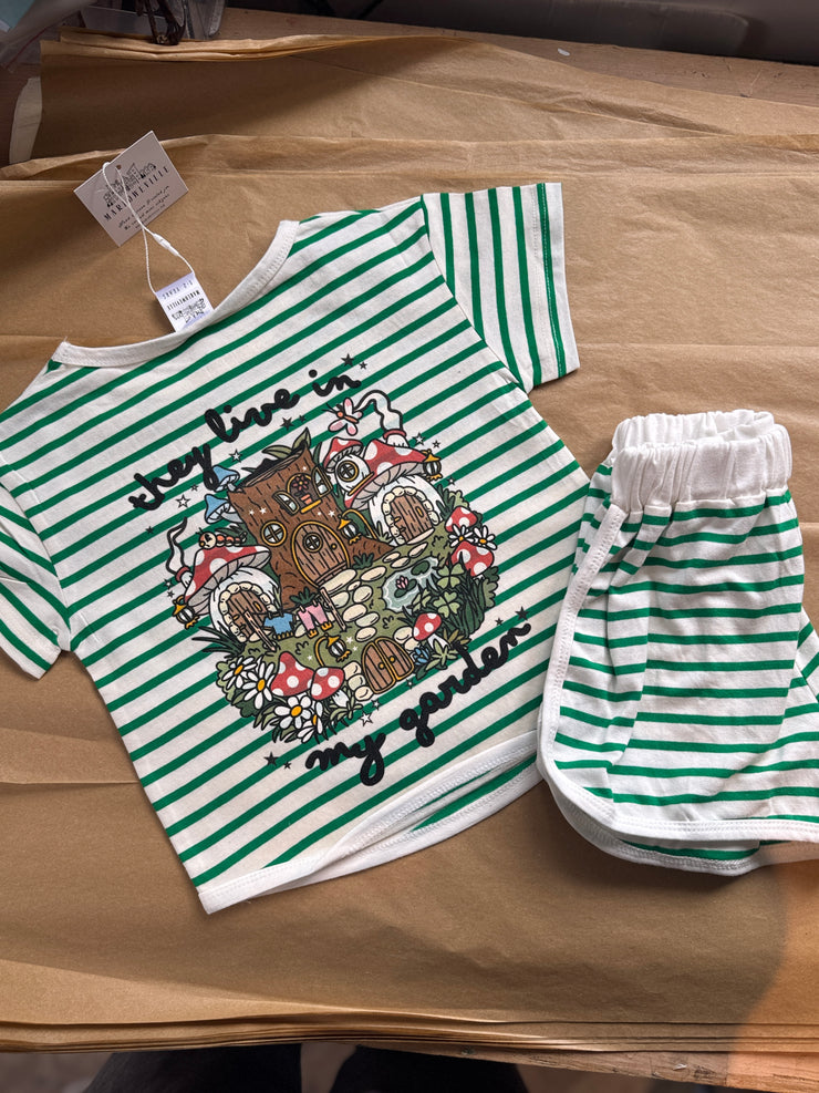 1-2 years fairy garden green set