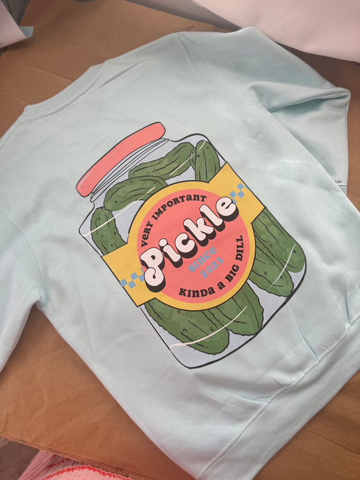 9-11 years Vip Pickle blue sweater misfit