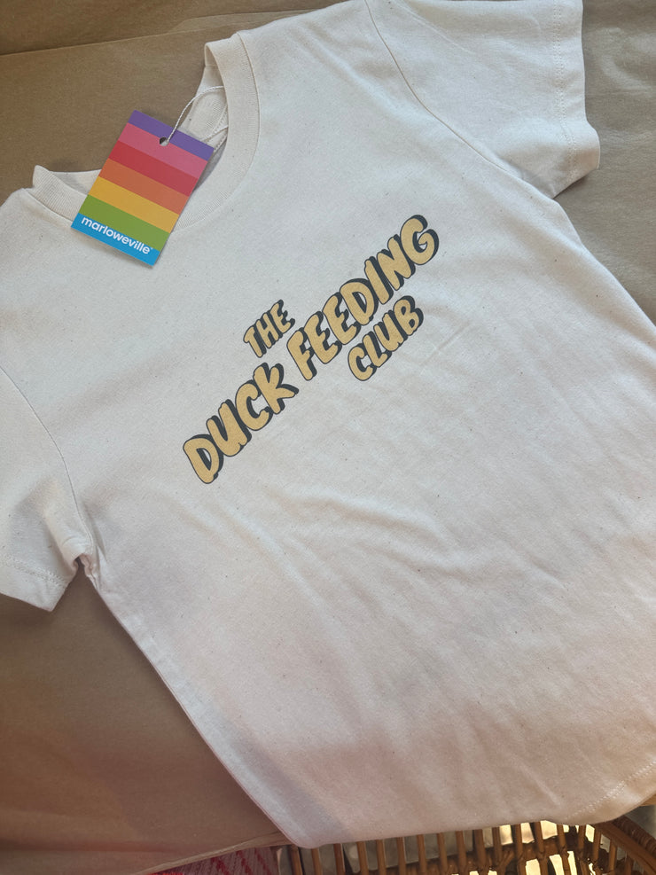 7-8 years natural Duck club t-shirt