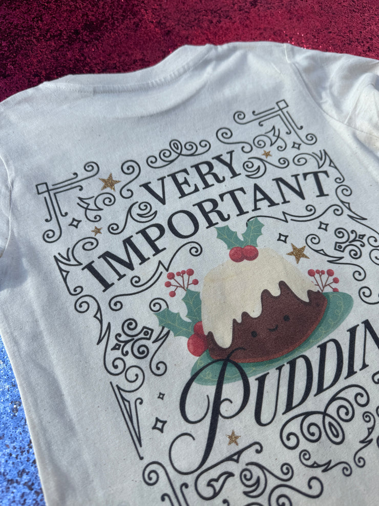 VIP pudding (adult & Kids) organic t-shirt