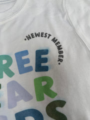 3-4 years Three club misfit tee