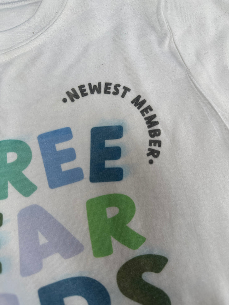 3-4 years Three club misfit tee