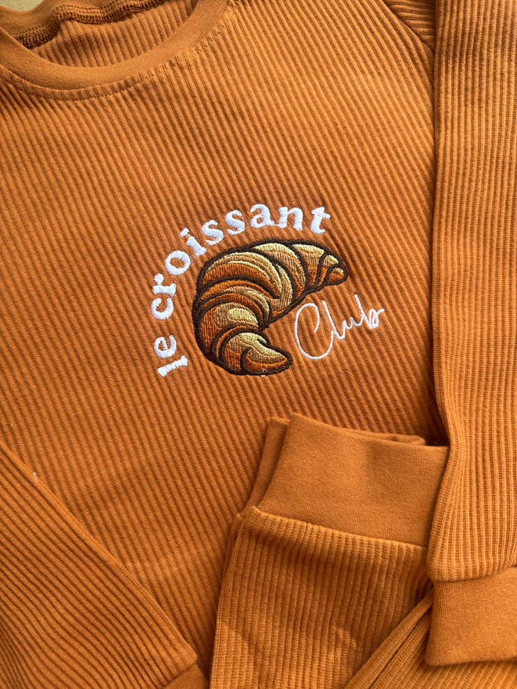 5-6 years crossaint club ribbed set