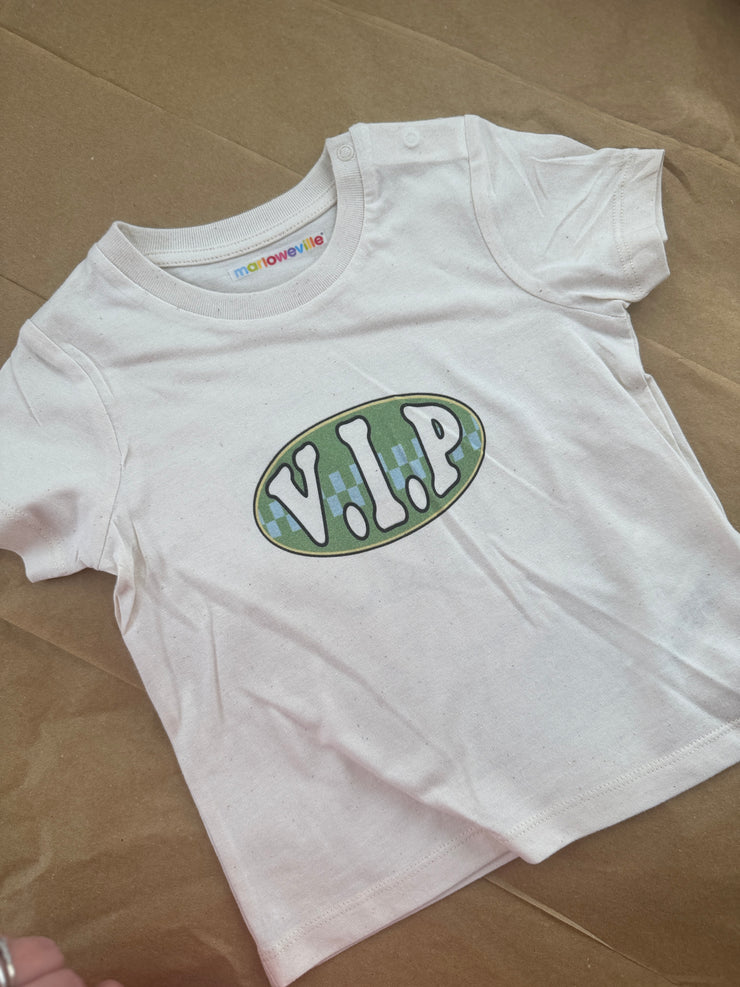 12-18months VIP pickle natural tee