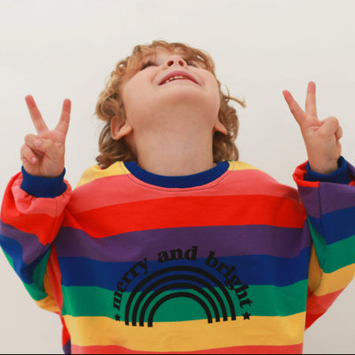 Merry & bright Rainbow Kids Jumper