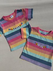 Pastel friendship t-shirt (personalised)