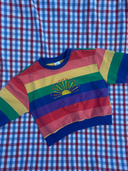 12-18 months one year of sunshine rainbow jumper
