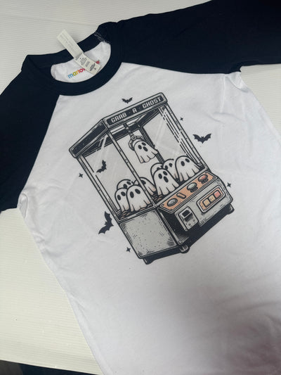3-4 years Ghost grabber raglan