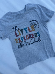 7-8 years grey explorers club t-shirt