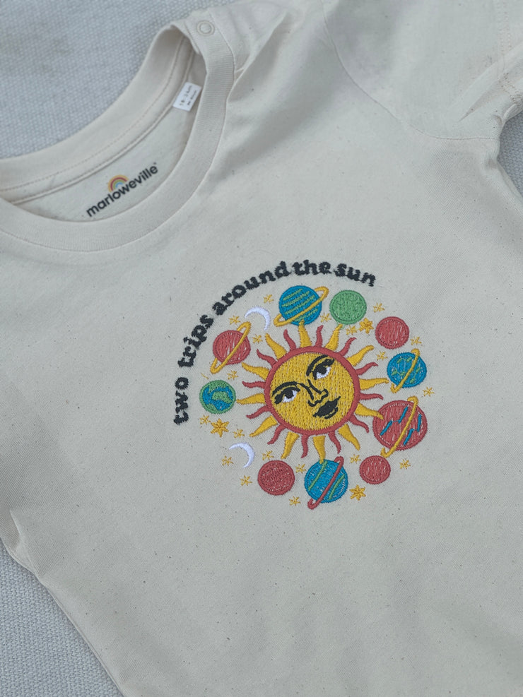 1st birthday planets t-shirt- 1st trip around the sun top