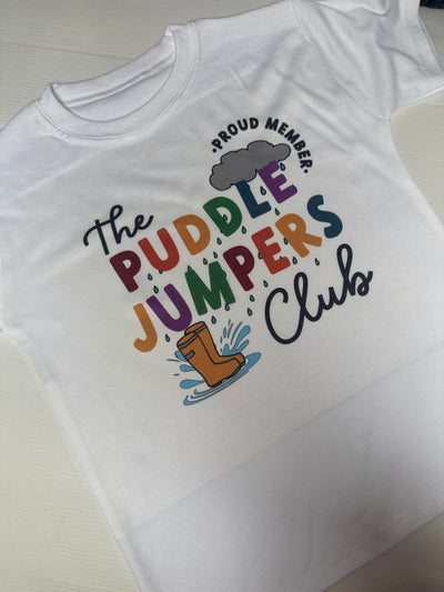 4-5 years Puddle jumper white tee