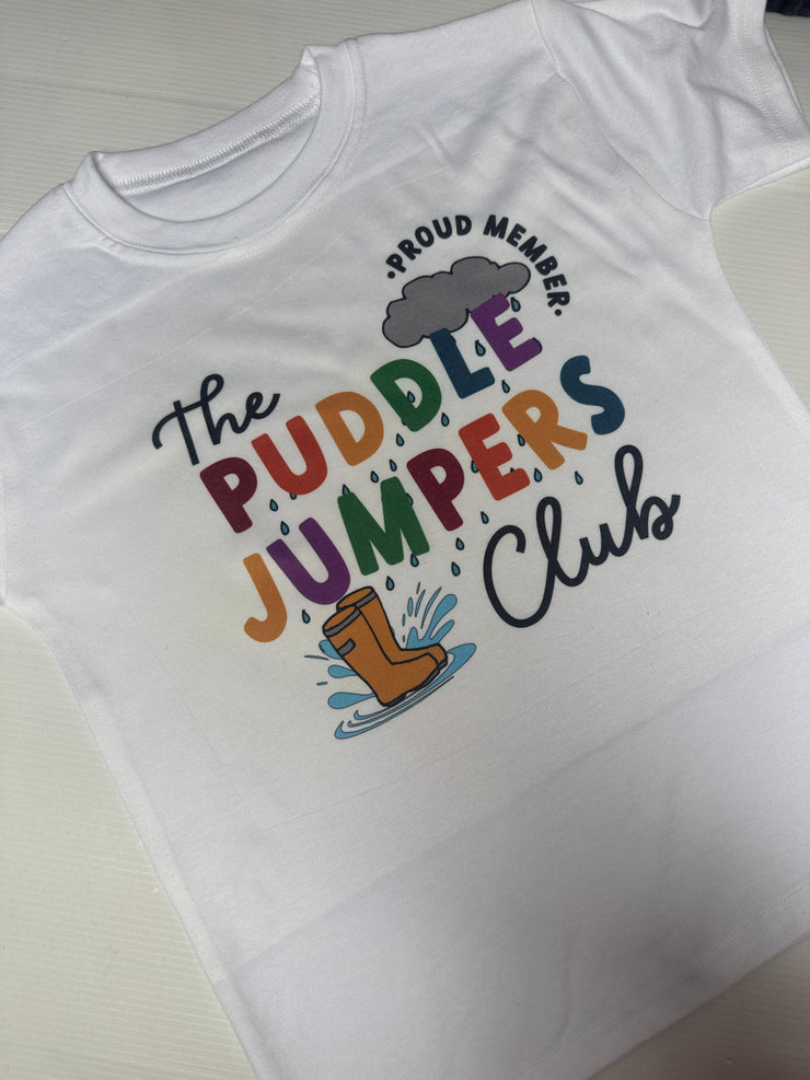 4-5 years Puddle jumper white tee
