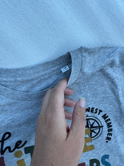 7-8 years grey explorers club t-shirt
