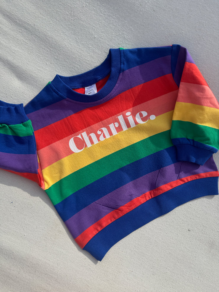 Classic Sibling Rainbow Kids Jumper
