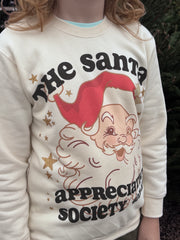Santa appreciation society Sweatshirt (kids and adults)
